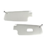 Sunvisors convertible - white / with mirror (pair)