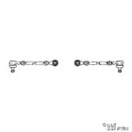 Tie rod, complete with pressed tie rod, sold each - Image 2