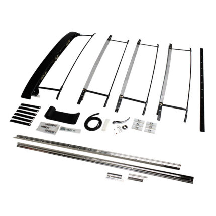 Complete sunroof assembly with rails