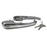 Door Handles with keys - pair - Top Quality