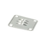 Deflectorplate under dynamo/alternator support