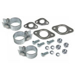 Exhaust assembly kit 25-30HP / Single tip