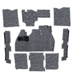 Kit de tapis, Coccinelle, gris