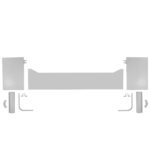 Rear bench pedestal Double cab - Afbeelding 2