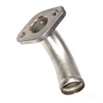 Water pipe elbow on engine case to 2nd cylinder, Stainless Steel - Imagen 2