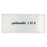 Sticker L 97 G, Goud metallic