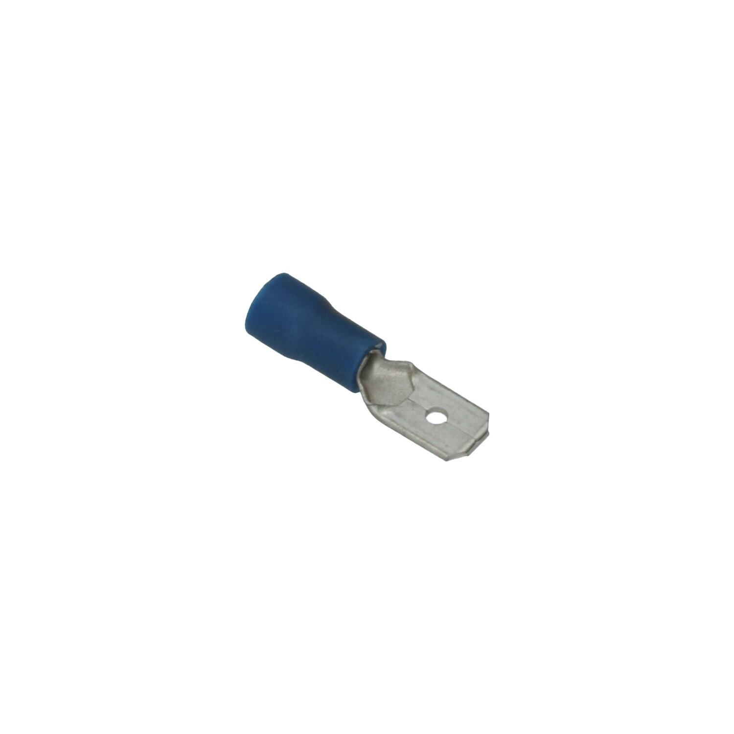 8801-003.21cce939 Cable connector blue, flat 6.3x0.8mm - Afbeelding 1