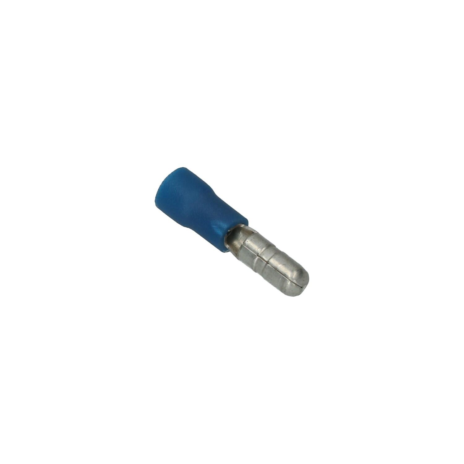 8801-007.21cce939 Cable connector blue, round 4mm - Afbeelding 1