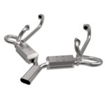 Exhaust Sebring 25/36hp 'Vintage Speed' without pre-heat risers / Stainless steel