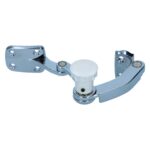 Popout window latch complete, left - ECO, ivory