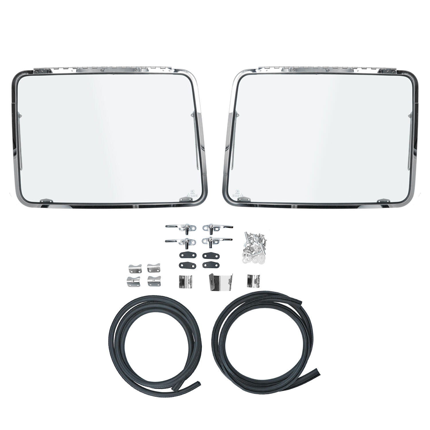 0396-100.21cce939_1 Safari windows, front (ECO), RVS polished - Image 1