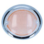 Turnsignal lens, left, clear/orange  with E-marking