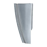 Deformation panel end plate, left