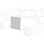 Side panel long, right, double cab - Image 3