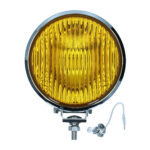 Faro antiniebla delantero cromado, cristal amarillo
