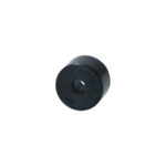 Rubber buffer door check rod