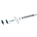 Mounting kit Handbrake cables - Image 2