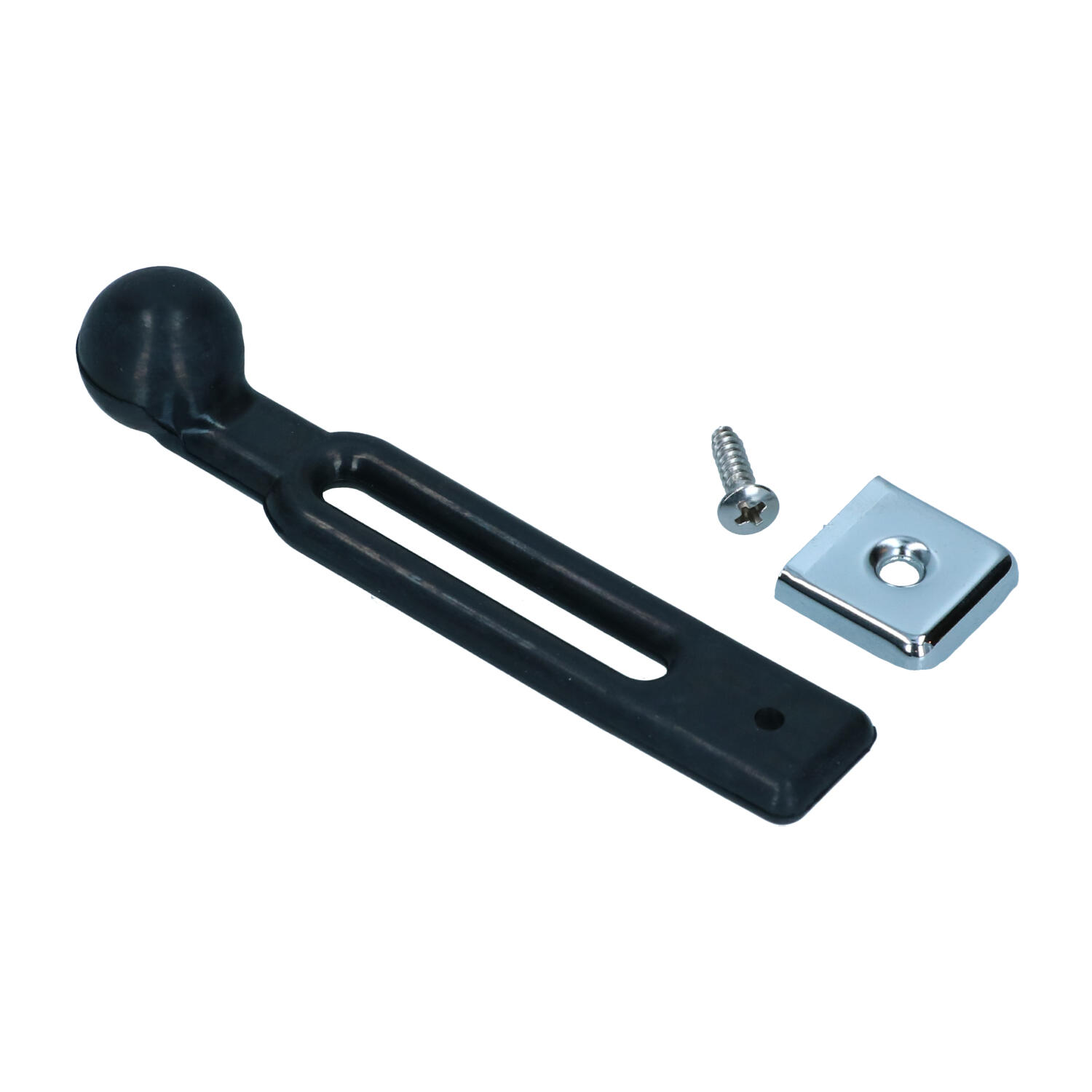 3190-645.21cce939 Hold down strap rear seat + mounting kit, black - Image 1