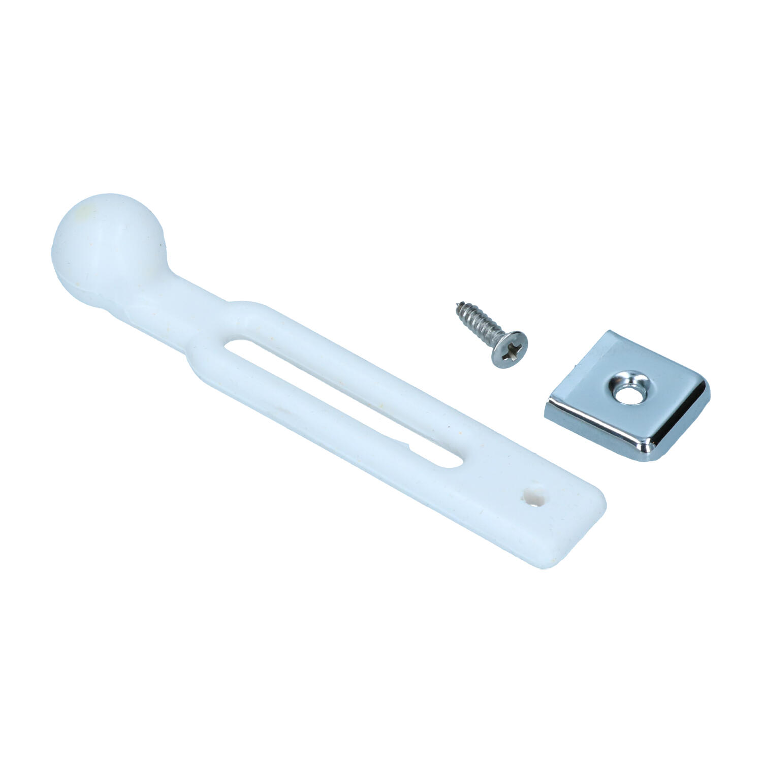 3190-646.21cce939 Hold down strap rear seat + mounting kit, white - Afbeelding 1