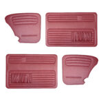 Doorpanel set, burgundy