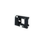 Phone holder on ashtray, black